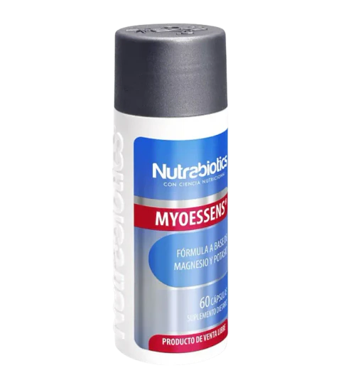 MYOESSENS Magnesio y Potasio Nutrabiotics 60 Cápsulas