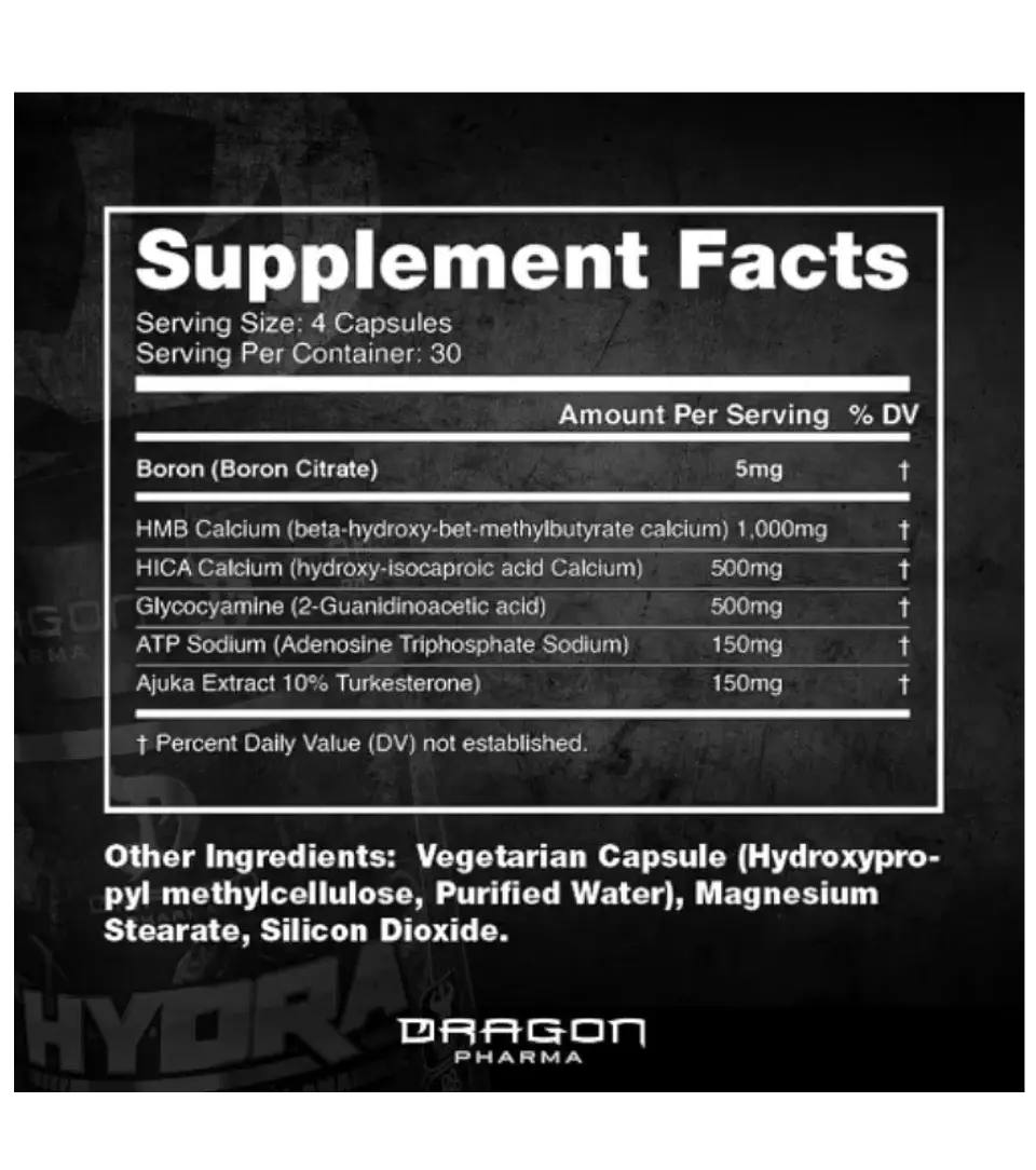 Hydra 120 Cápsulas Dragon Pharma  2