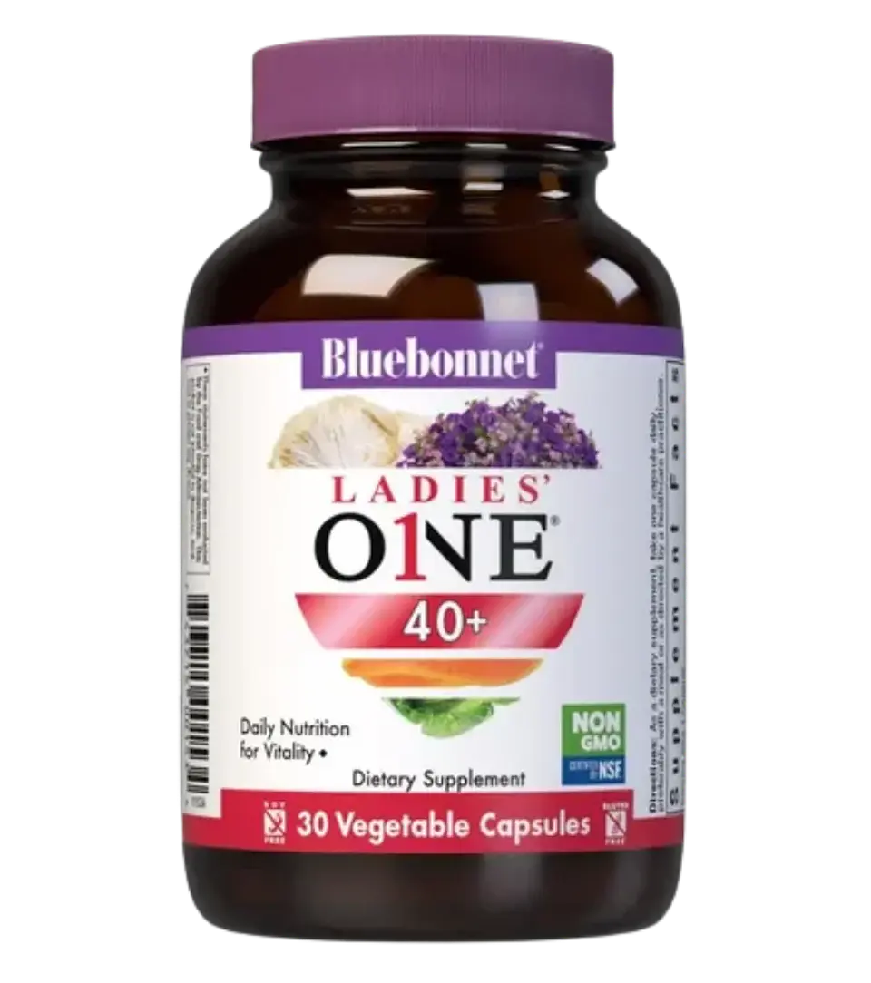 Multivitamínico Mujer 40+ Bluebonnet Ladies’ ONE  30 Cápsulas 1