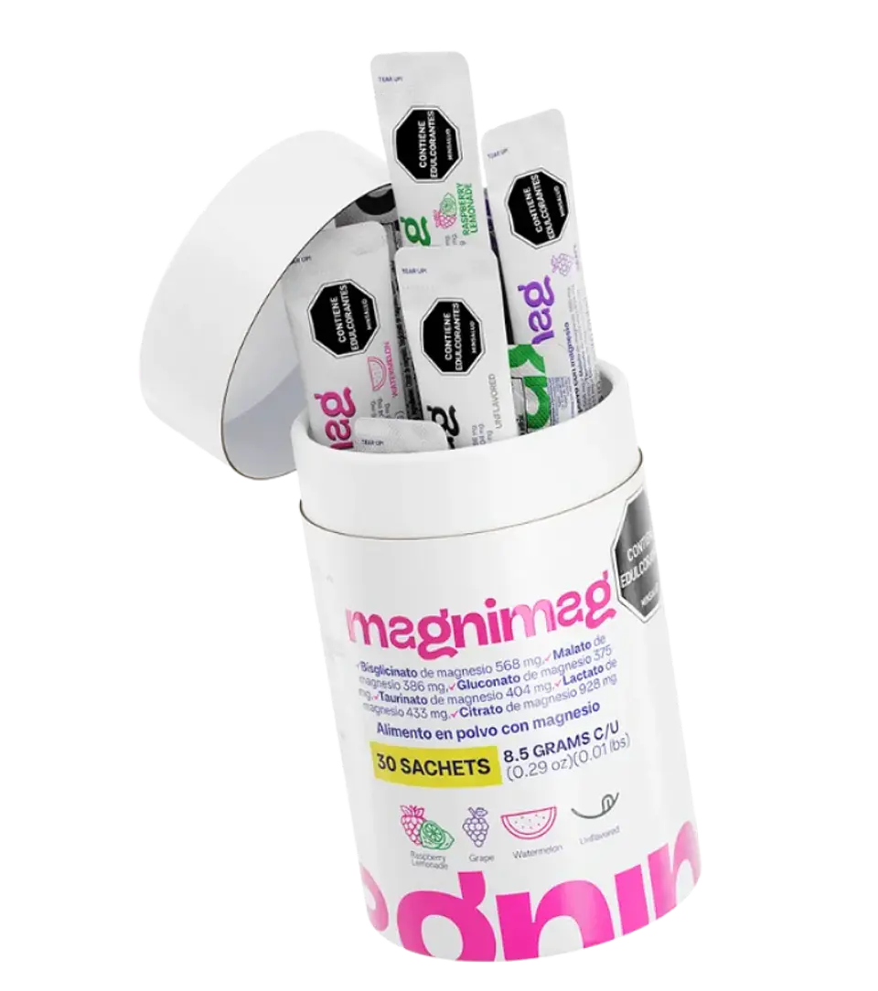 Magnimag Healthy America  Magnesio en Polvo, 30 Sobres de 8,5 g 2