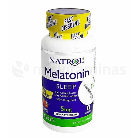Melatonin Sleep 5 mg Rápida Absorción Natrol 
