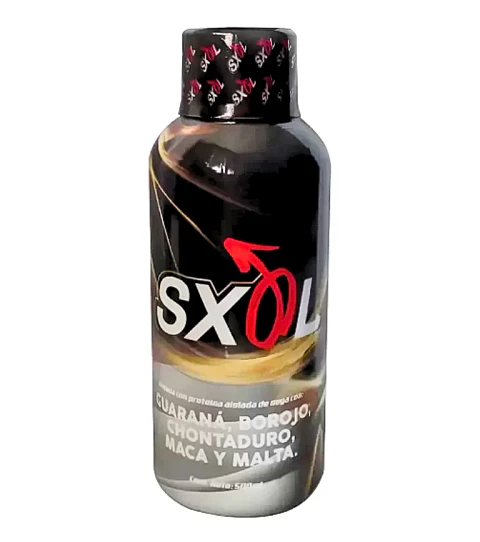 SXOL Bebida de Guarana Borojo Chontaduro y Maca 500 ml 