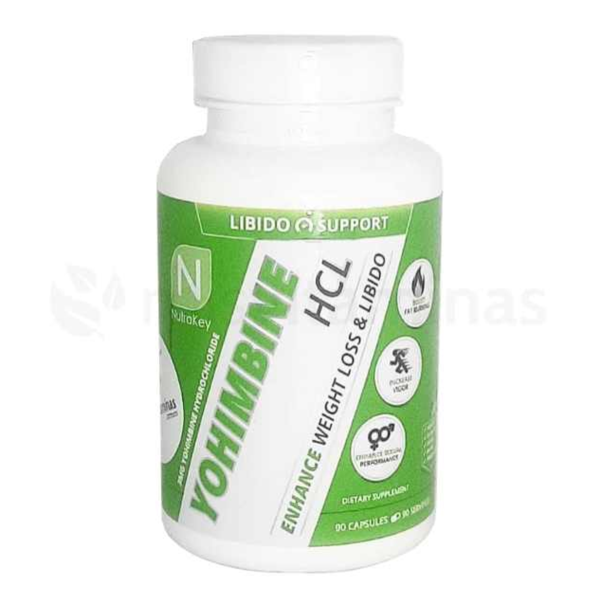 Yohimbine HCL 3 mg Nutrakey Mis Vitaminas