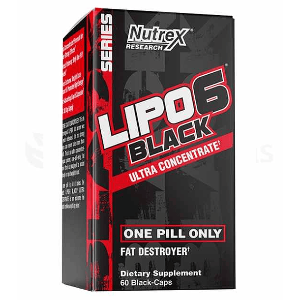 Lipo6 Black Ultra concentrate  60 Capsulas 1