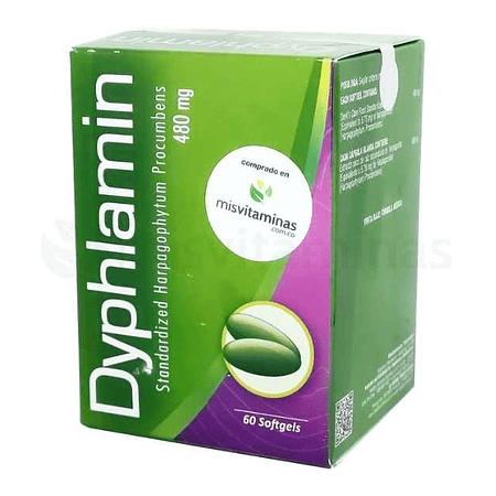 Dyphlamin Harpagofito 480 mg Healthy America 