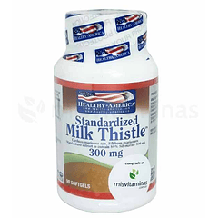 Milk Thistle Healthy America 300 mg 90 Softgels