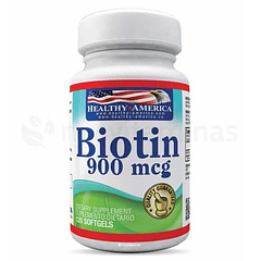 Biotin 900 mcg Healthy America 120 Softgels