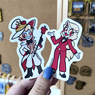 Hazbin Hotel - Lucifer y Charlie Sticker 1