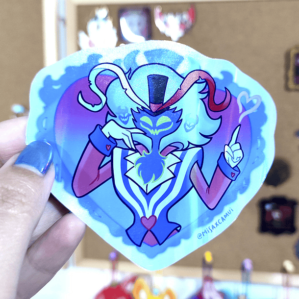 Helluva Boss - Ozzie Sticker EFECTO TORNASOL 2