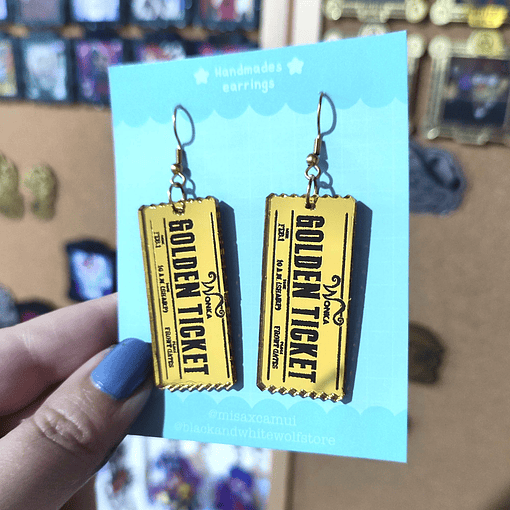 Charlie y La Fábrica de Chocolate - Boleto Dorado Aros 