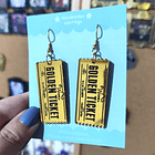 Charlie y La Fábrica de Chocolate - Boleto Dorado Aros  2