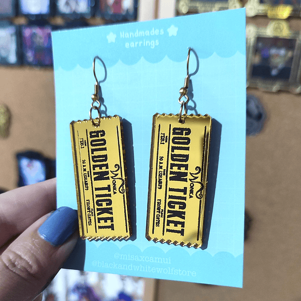 Charlie y La Fábrica de Chocolate - Boleto Dorado Aros  2