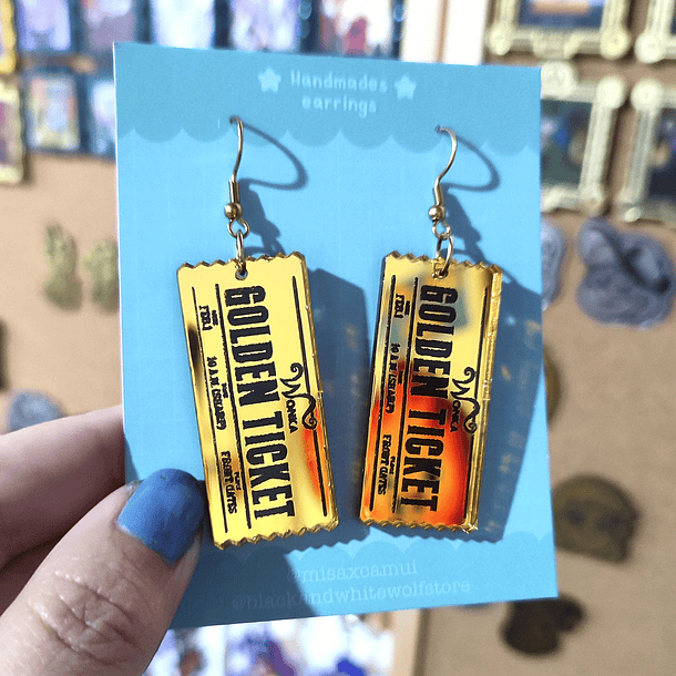 Charlie y La Fábrica de Chocolate - Boleto Dorado Aros  3