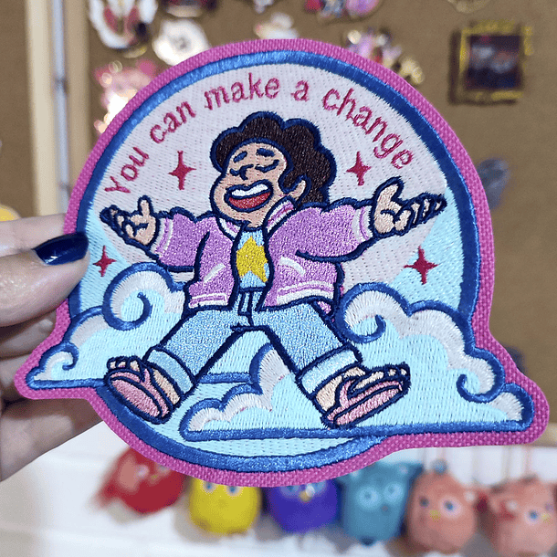 Steven Universe - Steven Brilla en la oscuridad Parche Fanart 6