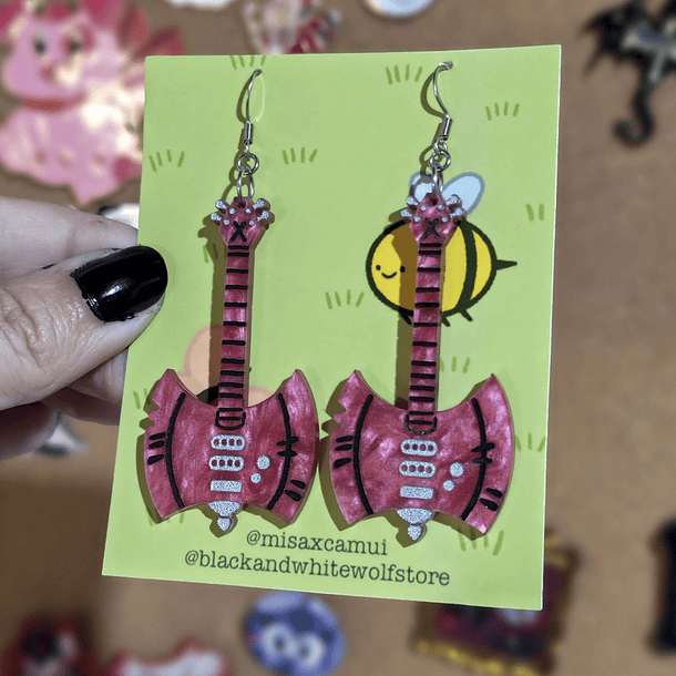 Hora de Aventura - Bajo de Marceline Aros  3