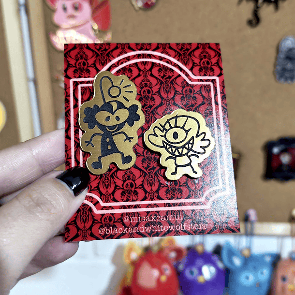 Hazbin Hotel - Doodles Niffty y Baxter Pines Lamicoid  3