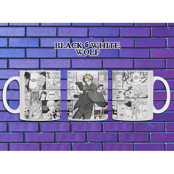 Spy x Family - Loid Forger Tazón BlackandWhite Wolf 