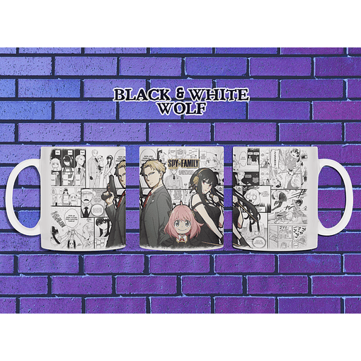 Spy x Family vol 2 - Tazón BlackandWhite Wolf 