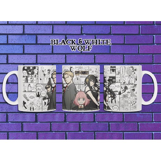 Spy x Family vol 2 - Tazón BlackandWhite Wolf  1