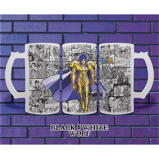 Caballeros del Zodiaco - Saga de Géminis Shopero BlackandWhite Wolf 