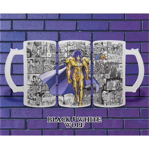 Caballeros del Zodiaco - Saga de Géminis Shopero BlackandWhite Wolf 