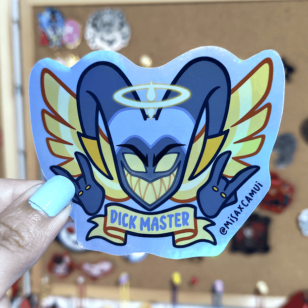 Hazbin Hotel - Adam Dick Master Sticker 1