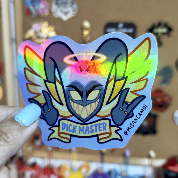 Hazbin Hotel - Adam Dick Master Sticker 2