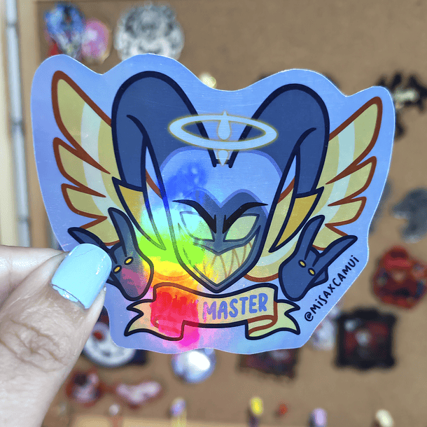 Hazbin Hotel - Adam Dick Master Sticker 3