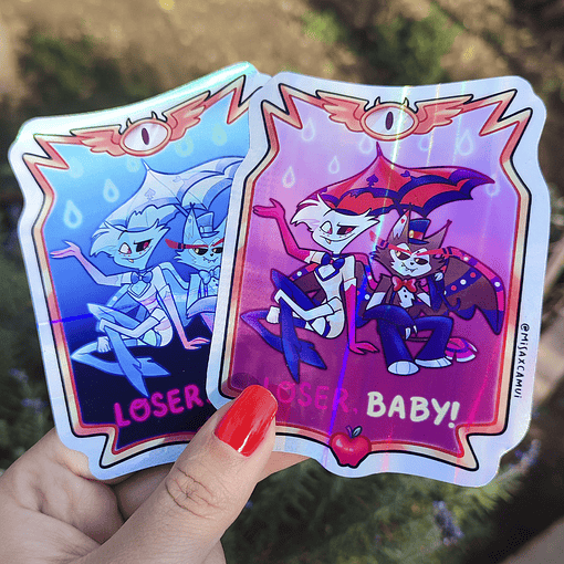 Hazbin Hotel - Loser Baby sticker Tornasol 
