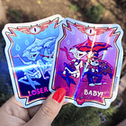 Hazbin Hotel - Loser Baby sticker Tornasol  6