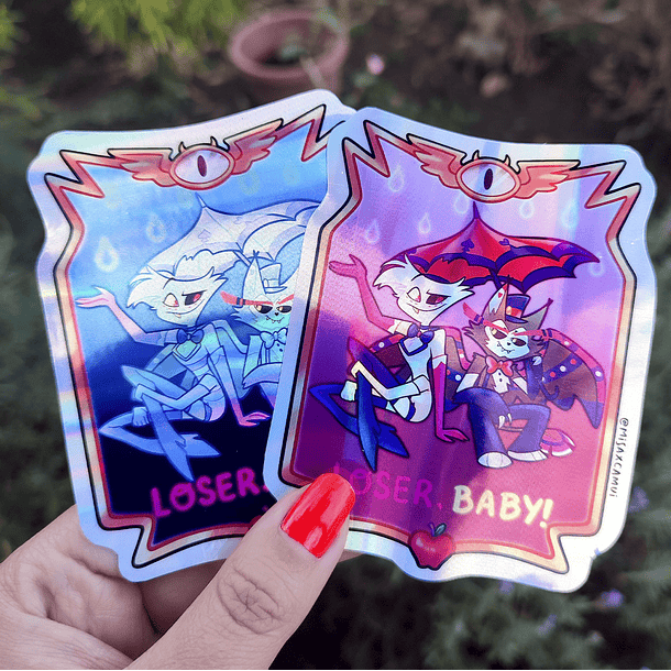 Hazbin Hotel - Loser Baby sticker Tornasol  7
