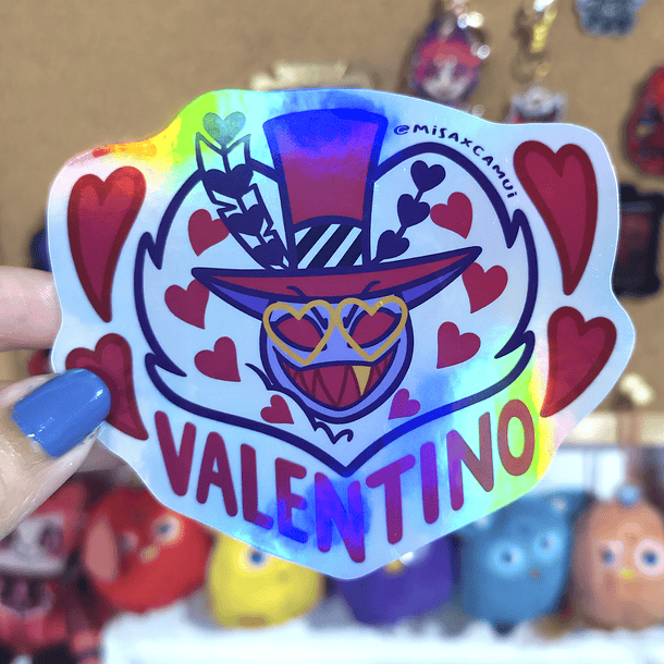 Hazbin Hotel - Valentino Sticker Tornasol 1