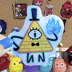 Gravity Falls - Bill Cipher Sticker Tornasol 1