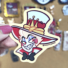 Hazbin Hotel - Lucifer Fanart Sticker 3