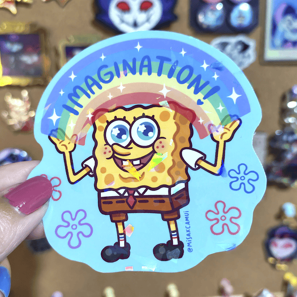 Bob Esponja - Imaginación Sticker  3