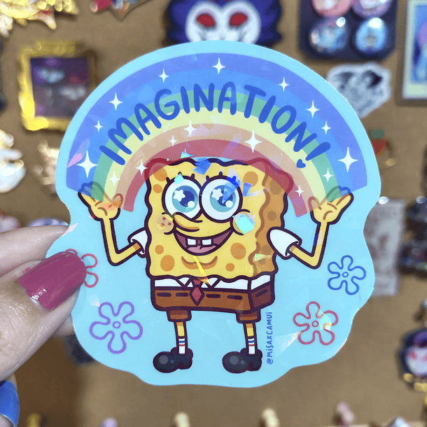 Bob Esponja - Imaginación Sticker  4