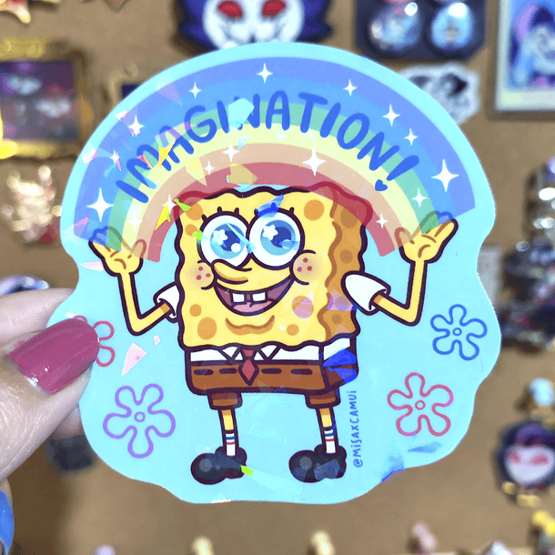 Bob Esponja - Imaginación Sticker  2
