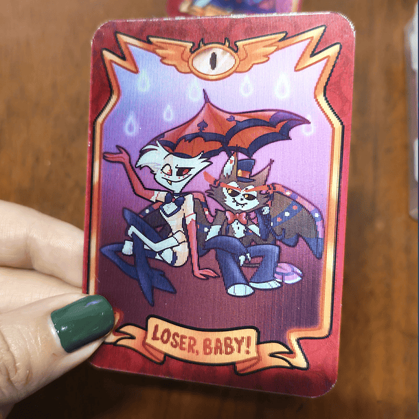 Hazbin Hotel - Tarjetas Lenticular Coleccionables  2