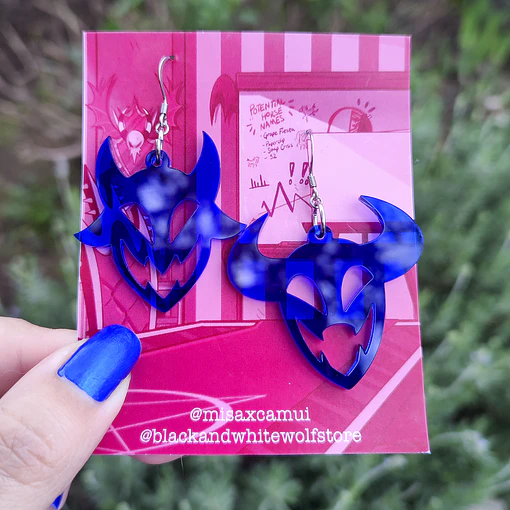 Helluva Boss - Ozzie Cabezas mini Aros