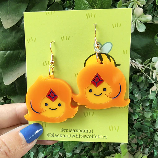 Hora de Aventura - Princesa Flama Aros