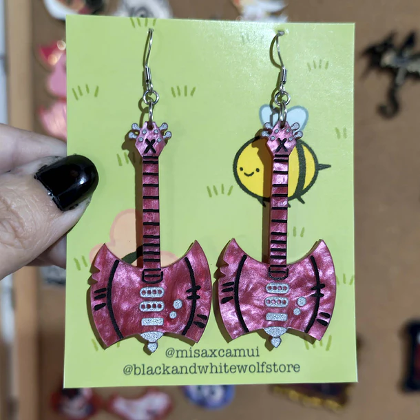 Hora de Aventura - Bajo de Marceline Aros 1