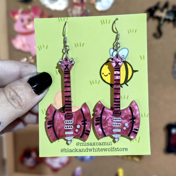 Hora de Aventura - Bajo de Marceline Aros 2