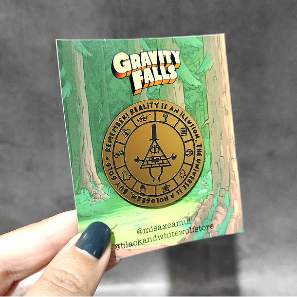 Gravity Falls - Bill Pentagrama Pin  2