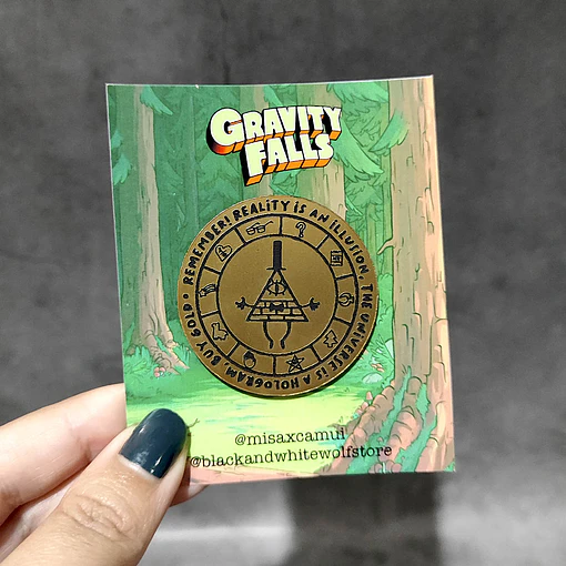 Gravity Falls - Bill Pentagrama Pin 