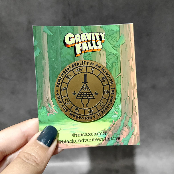 Gravity Falls - Bill Pentagrama Pin  1