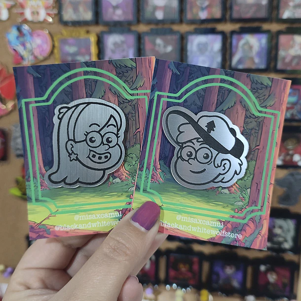 Gravity Falls - Dipper y Mabel Pins 5