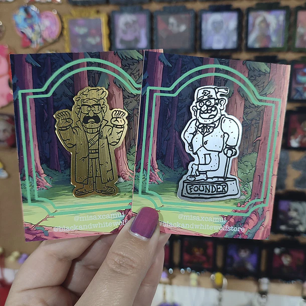 Gravity Falls - Stanford y Stanley Pines Pins 2