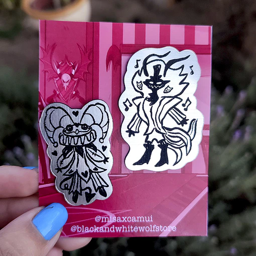 Helluva Boss - Ozzie y Fizzi Pin