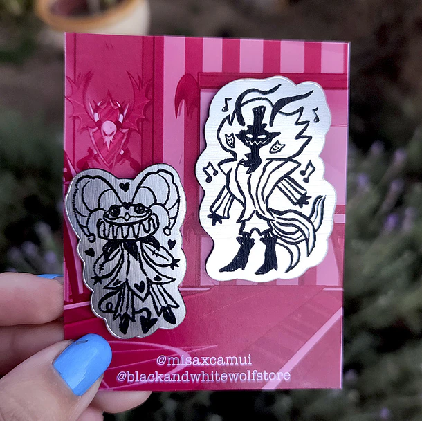 Helluva Boss - Ozzie y Fizzi Pin 1