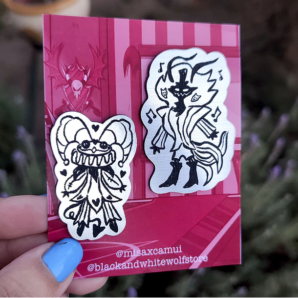 Helluva Boss - Ozzie y Fizzi Pin 2